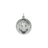 Sterling Silver 18.5 mm St. Benedict Medal